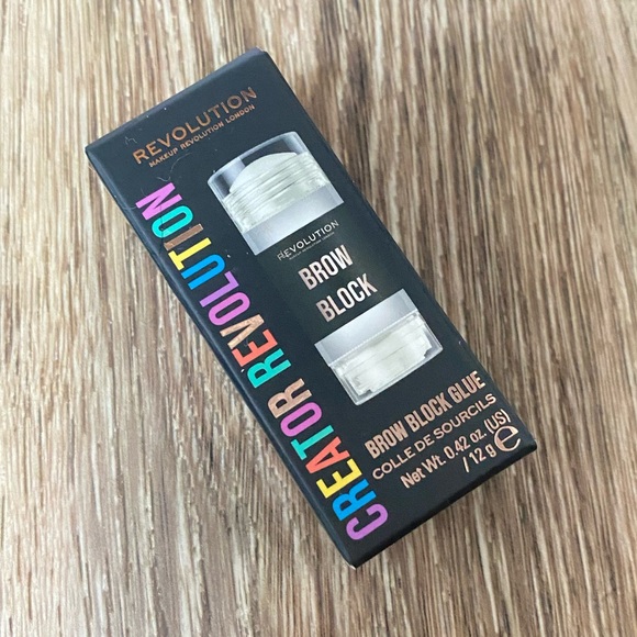 Revolution Creator Brow Block Glue smooth & hold brow in place Net Wt 0.42 oz - Picture 6 of 6